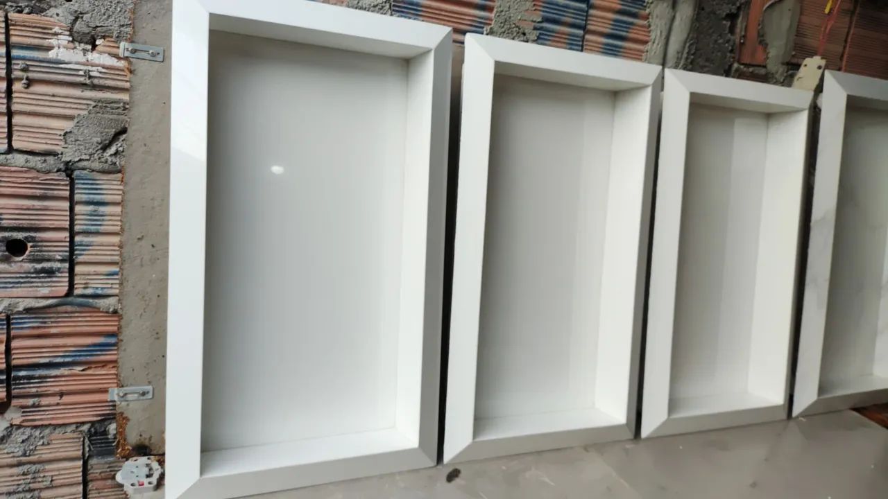 Nichos de porcelanato borda diamante  - Foto 2