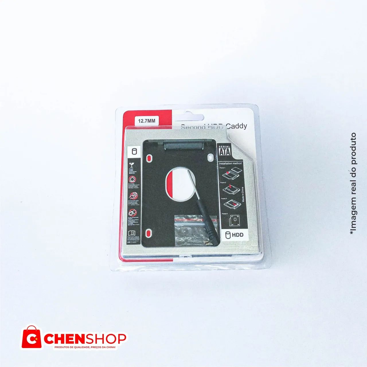 Caddy para HD 2.5'' SATA -  Second HDD Caddy