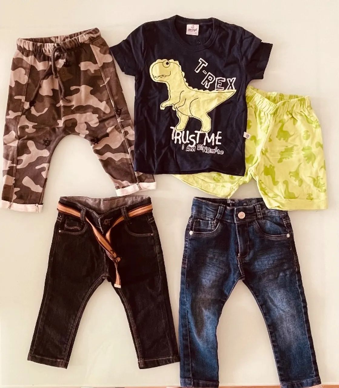 Kit 5 peças - até 1 ano
