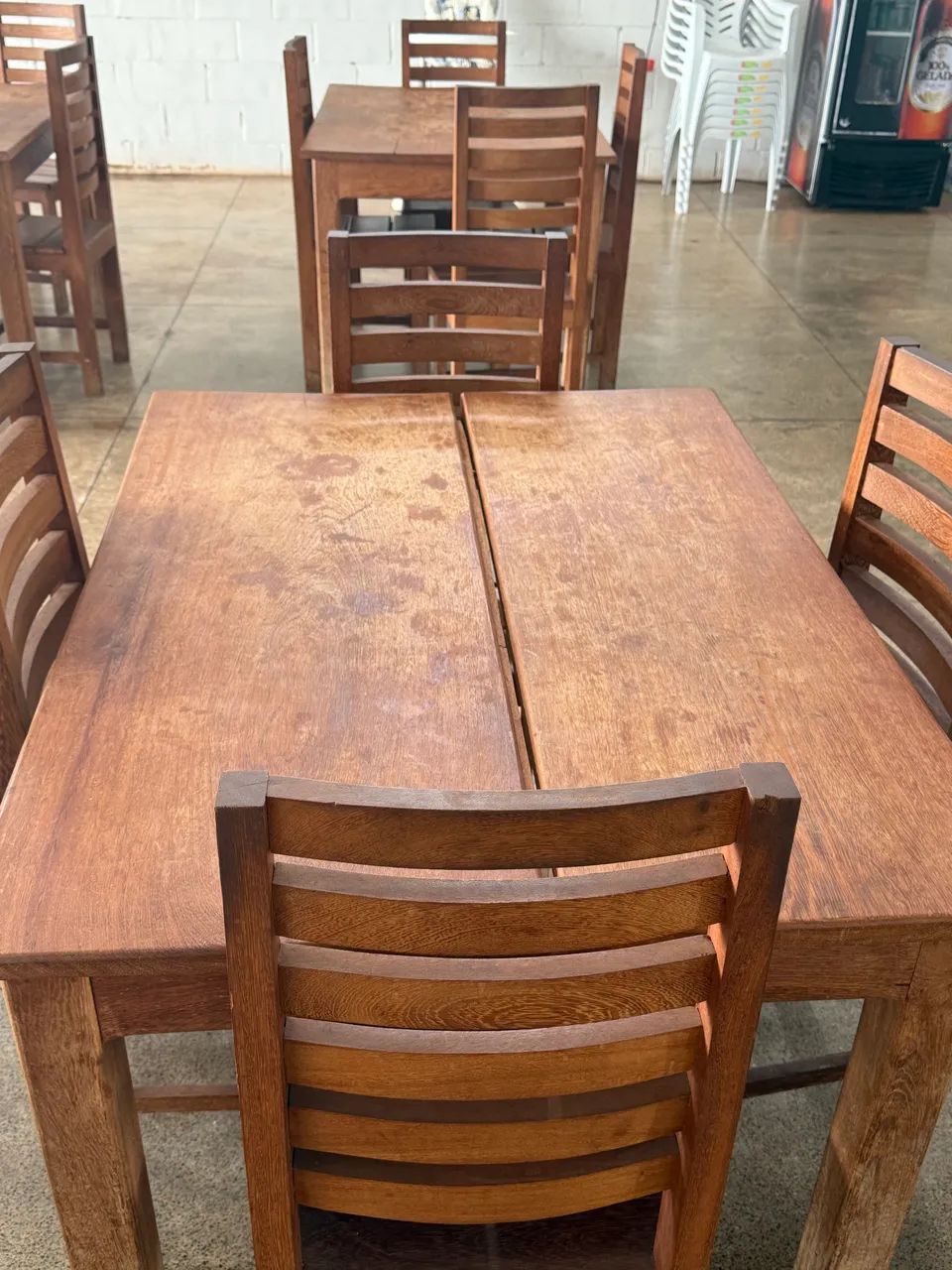 Stone Angelim Tables, 5 Units