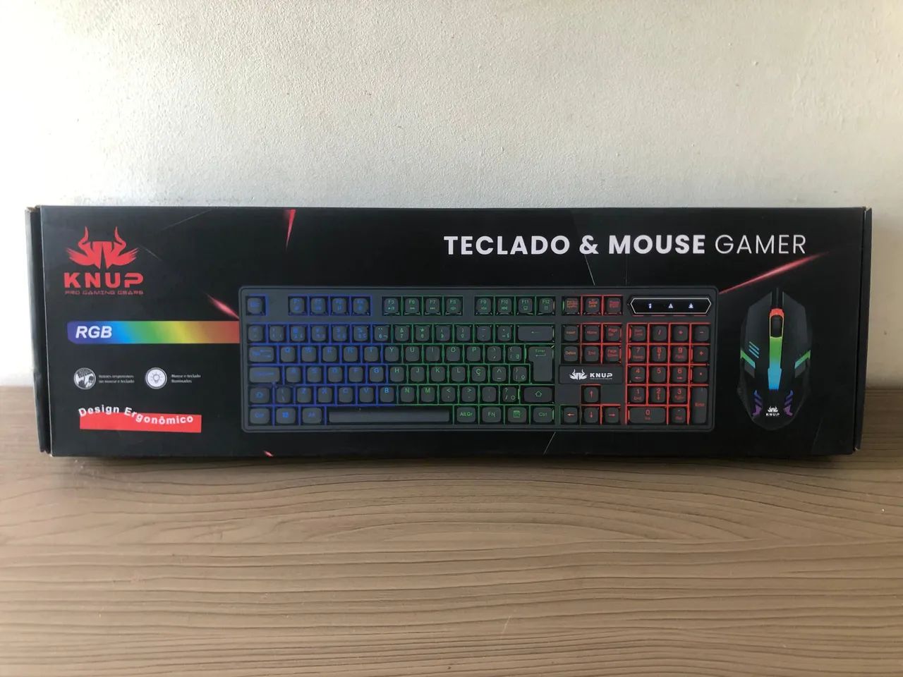 Teclado e mouse Gamer RGB - Entrega a domicílio 