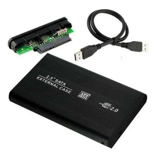 Case gaveta leitor Hd Externo Sata 2.5 De Bolso Usb 2.0 Notebook Slim USB