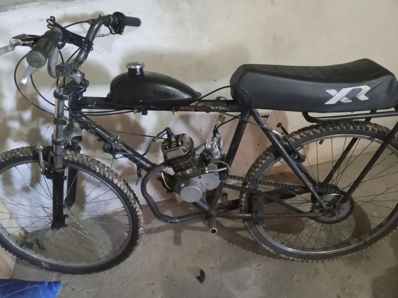 Bicicleta com motor 80cc 90cc funcionando retirar em Porto Alegre