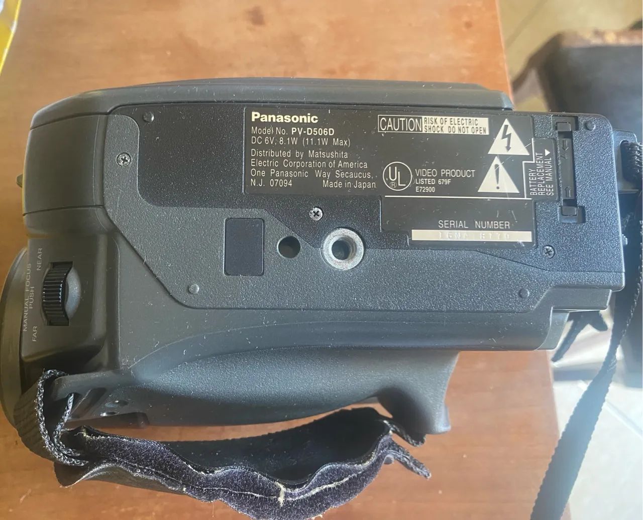 Filmadora panasonic palmcorder iq pv d506 - Foto 3