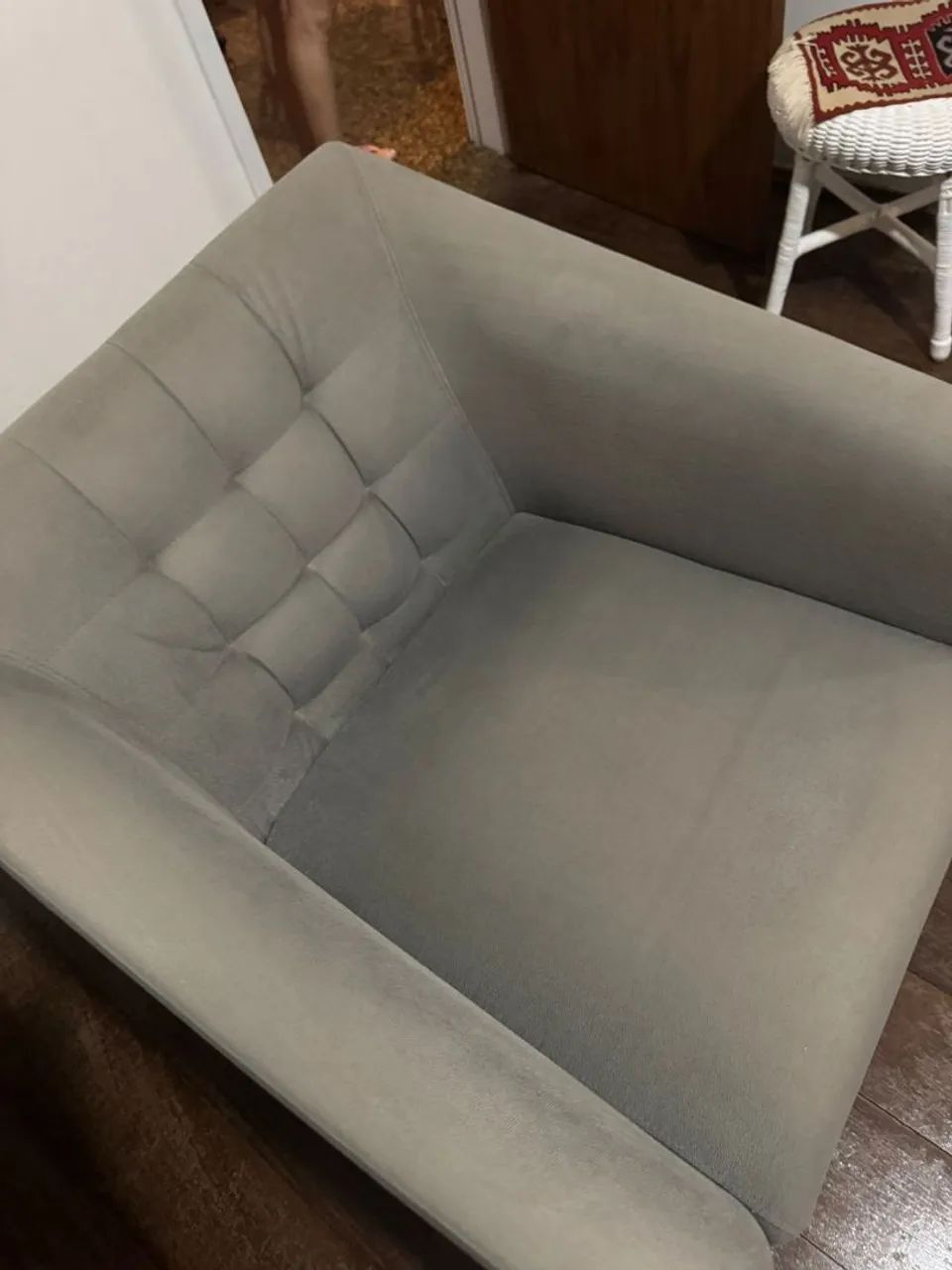 POLTRONA CINZA ESCRITÓRIO  - Foto 4