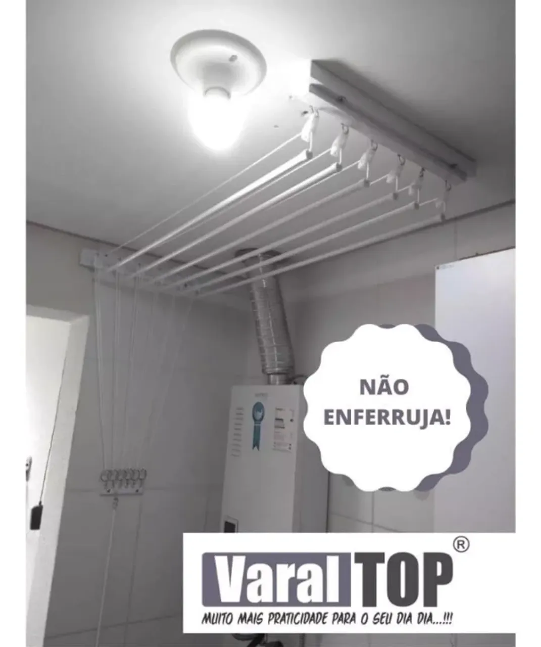 Varal de Teto Varetas Individuais