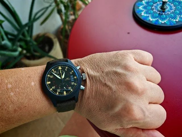 Relógio tipo IWC Top Gun AAA+ Quartz