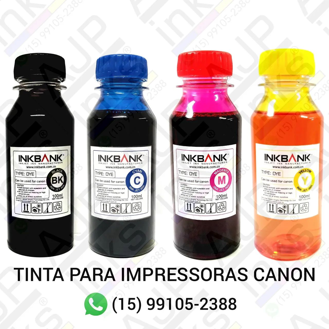 Tinta corante para impressoras Canon 