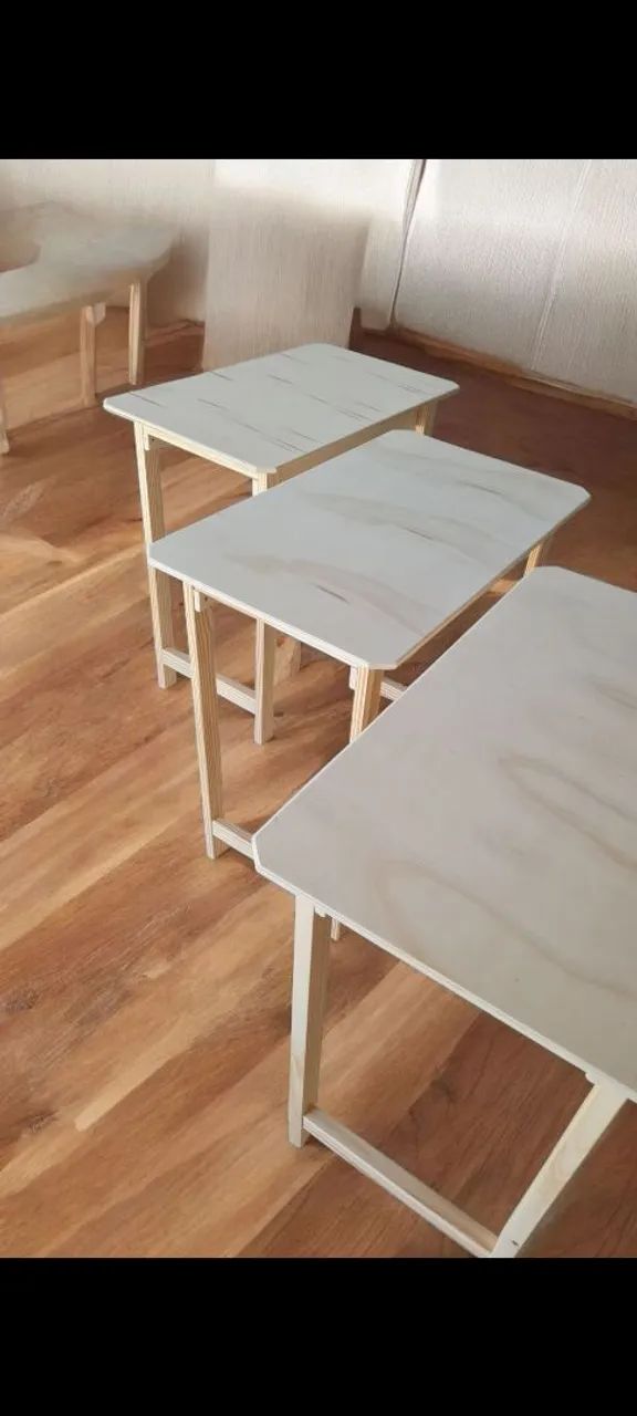 TA NA PROMOÇÃO,, LINDÍSSIMAS MESINHAS MULT USO,,,  REFORCADAS  - Foto 3