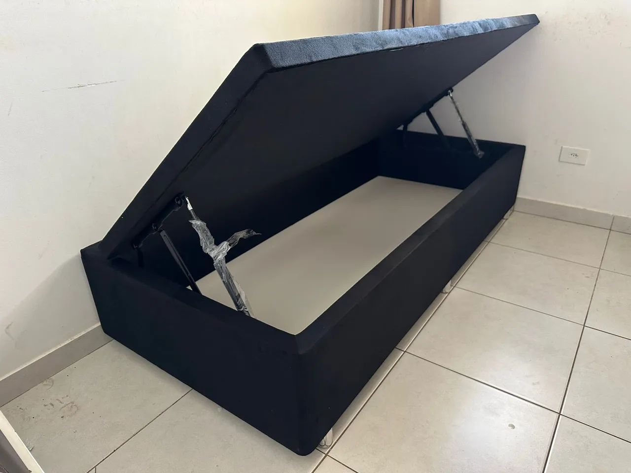 Cama Baú Solteiro - Novo Garantia preço de fábrica  - Foto 3