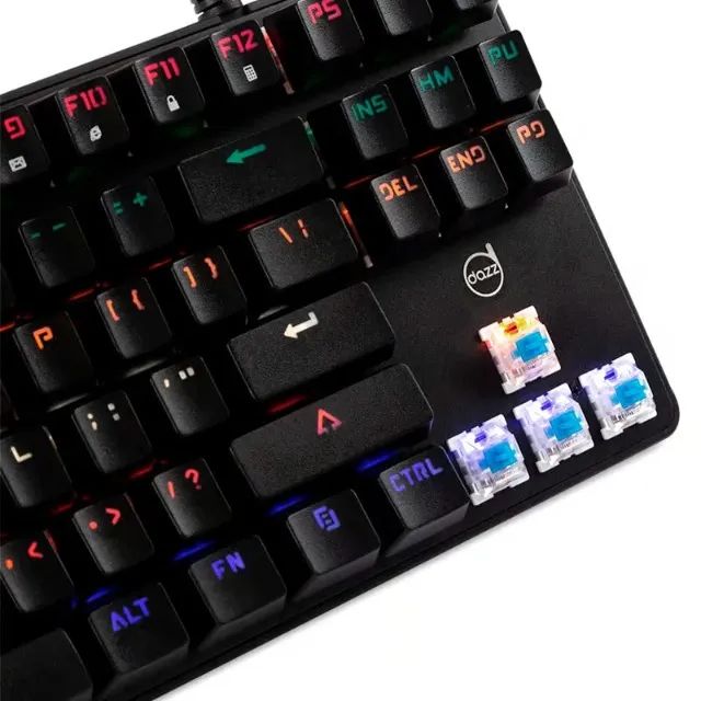 TECLADO MECÂNICO DAZZ ECLIPSE RGB SWITCH GATERON !! - Foto 2