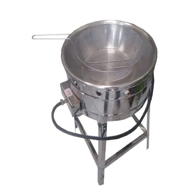 Fritadeira Tacho a Gás 8 Litros Pastel Batata Frita Salgado