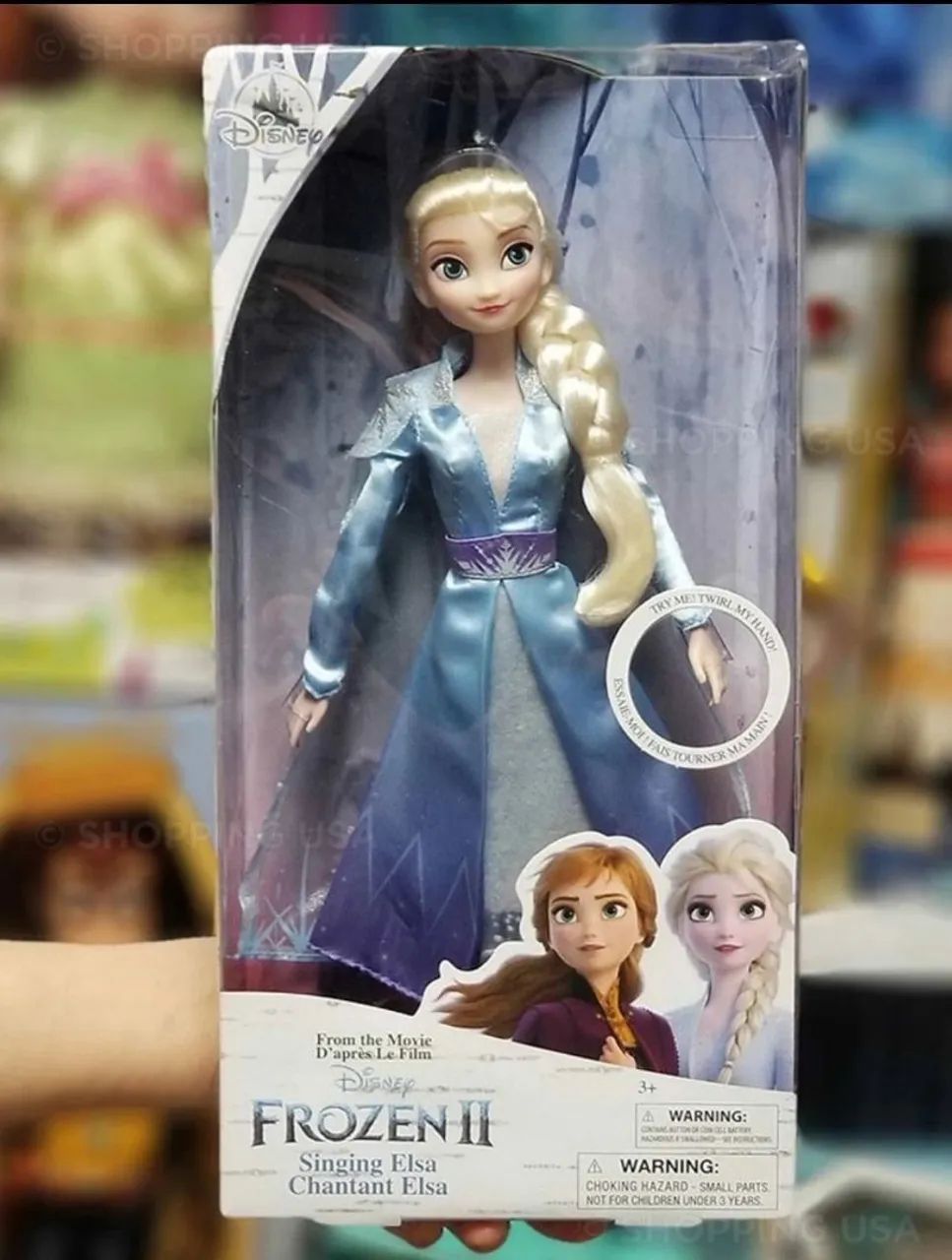 BONECA BARBIE FROZEN ELSA SING FUNCIONANDO NOVA LACRADA - Foto 2