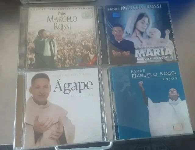 Kit 4 Cds Padre Marcelo Rosssi -  Entre eles Agape e Anjos