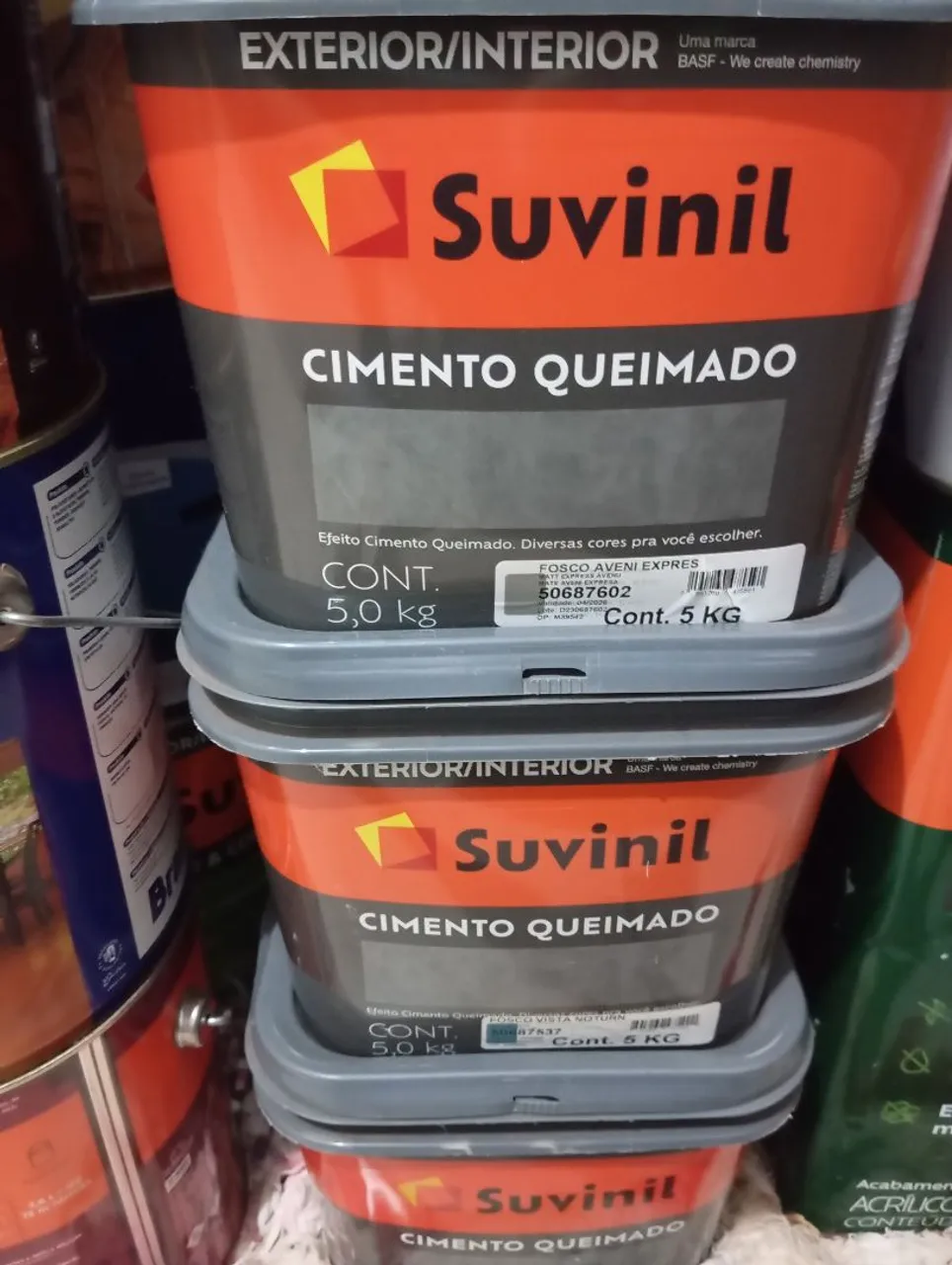 Tinta Suvinil Cimento Queimado - 5kg
