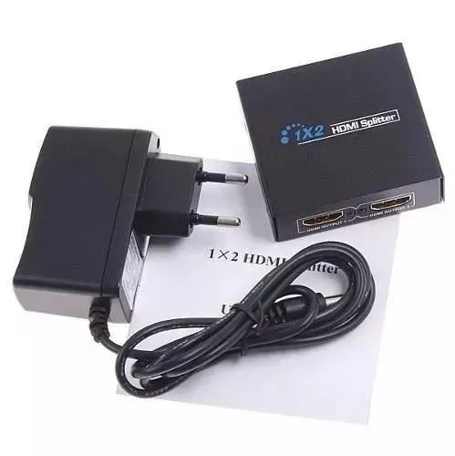 Splitter 1x2 Divisor Hdmi Hdcp 1 Entrada 2 Saídas Full Hd 3d - Foto 2