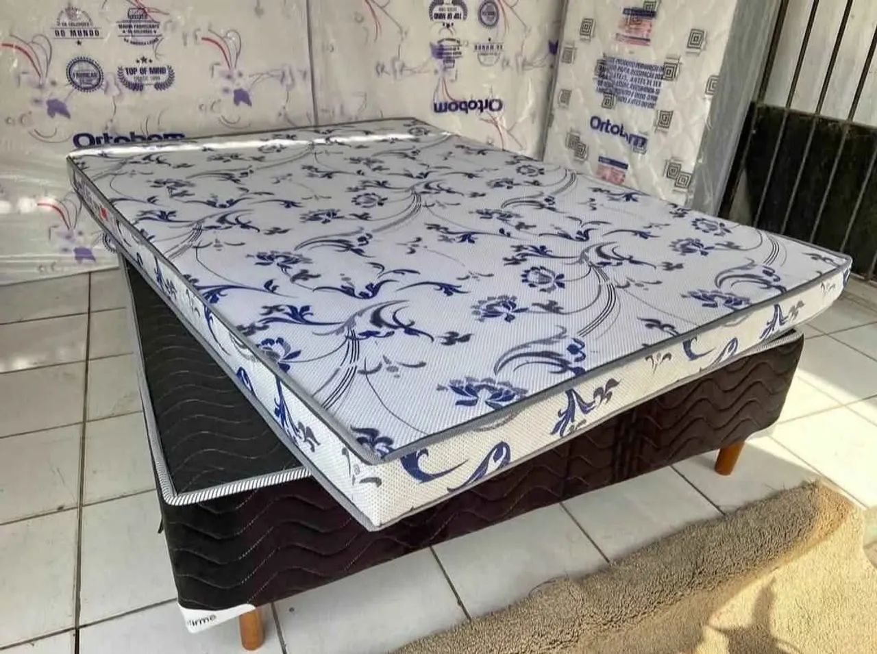 Cama Box casal, colchão + base apenas R$850! - Foto 2