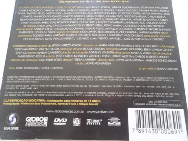 DVD Box A Casa Das Sete Mulheres 5 discos box nacional e original - Foto 5