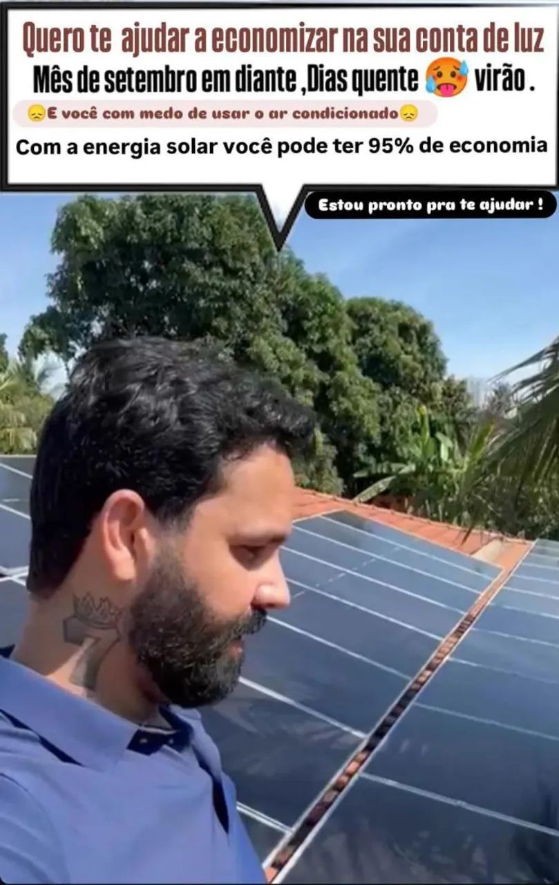 ENERGIA SOLAR SEM ENTRADA 
