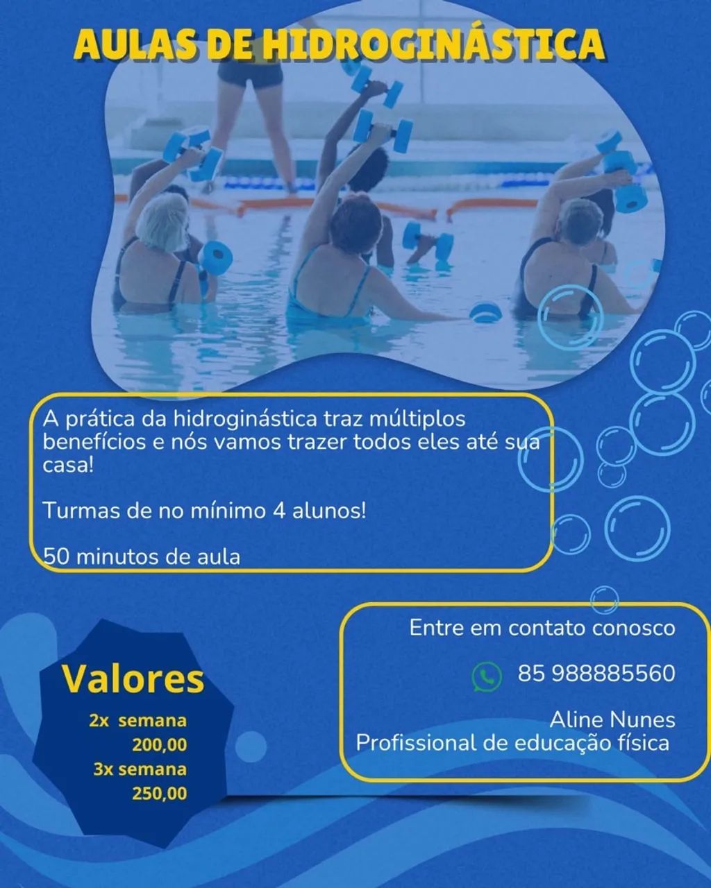 Aulas de Natação/Hidroginástica em grupos para condomínios  - Foto 2