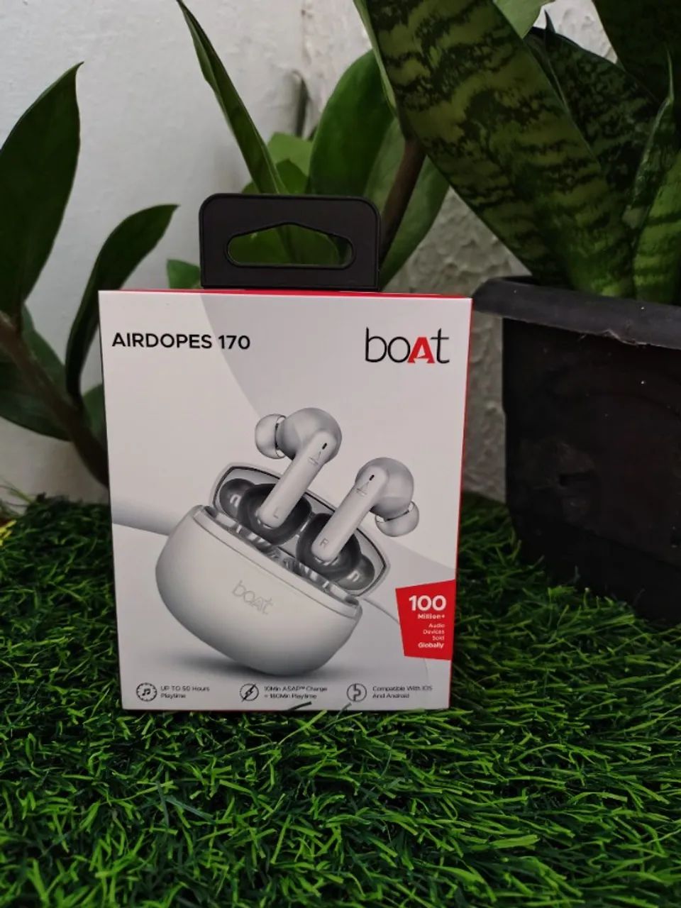  Fone de Ouvido Sem Fio Bluetooth Airdopes boAt BRANCO