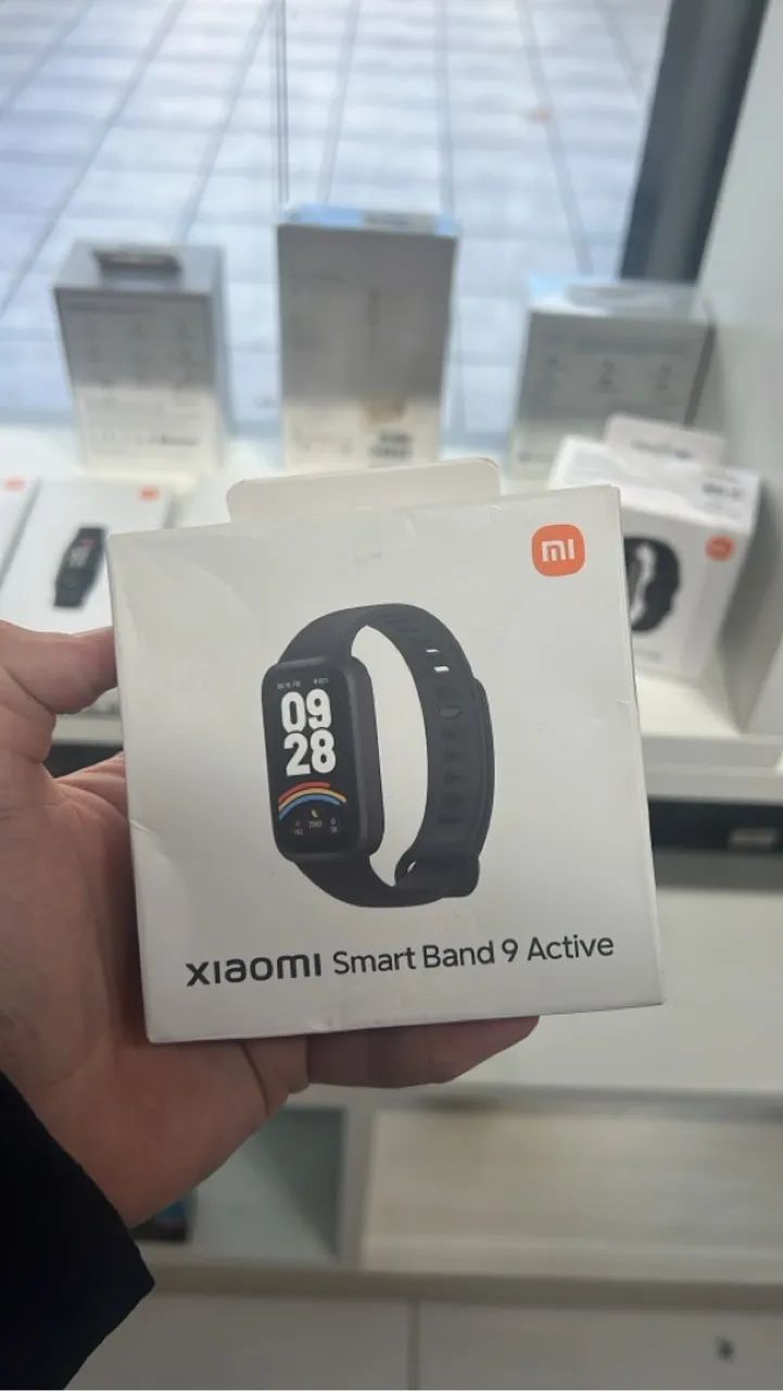 Xiaomi Smart Mi Band 9 Active (Preto) - Parcelamento sem juros, Loja Física