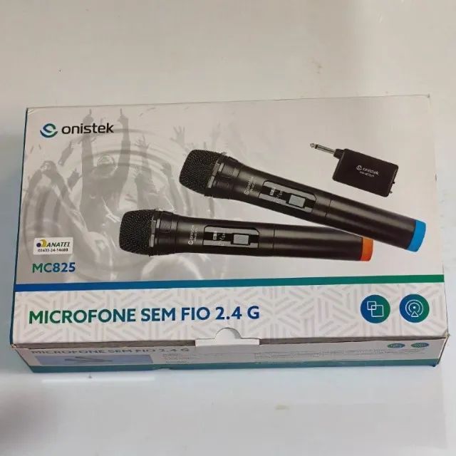 (Novo) Microfone Sem Fio Onistek On-Mc825 - Foto 5