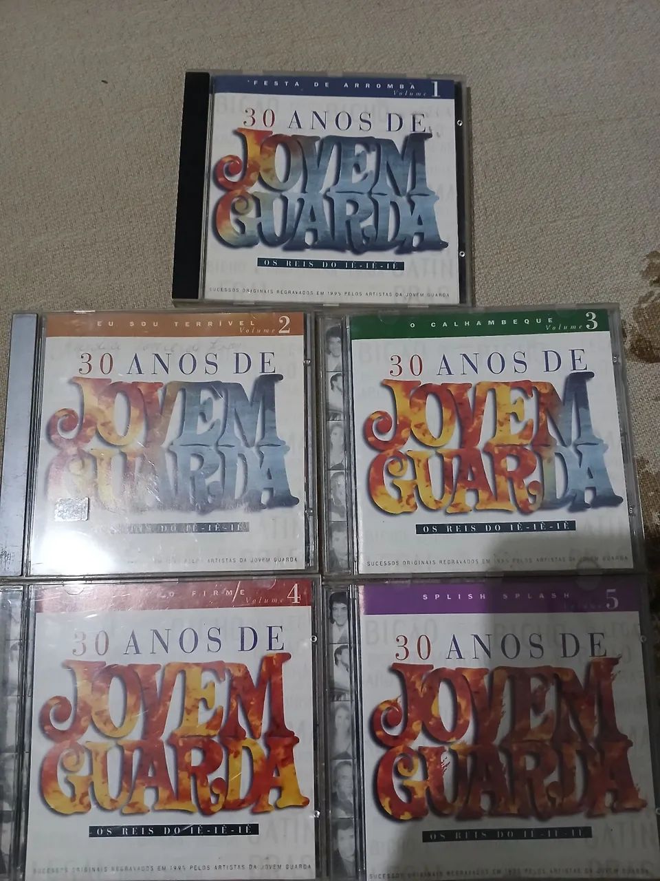 Kit 5 cds 30 Anos de Jovem Guarda - Box Completo