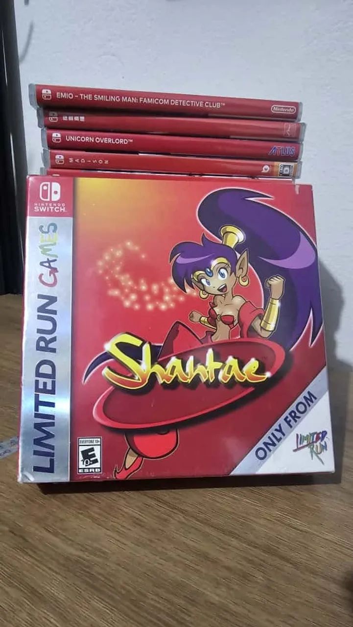 Jogo LACRADO Shantae Classic Edition Limited Run Games LRG Nintendo Switch NOVO