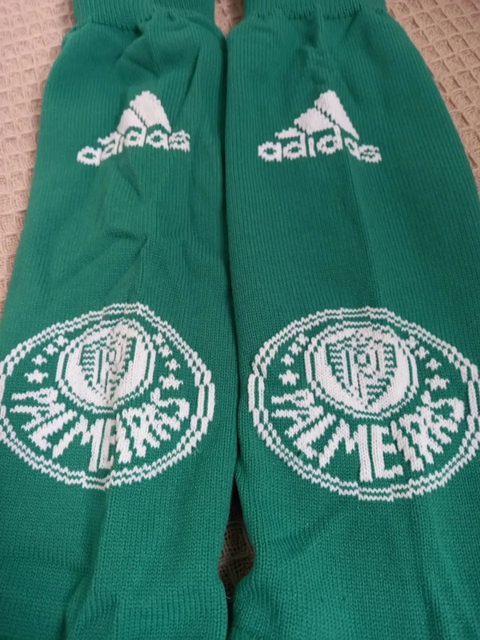 Meião do Palmeiras, final dos anos 2000. Adidas. Original. Retirada em Taubaté.
