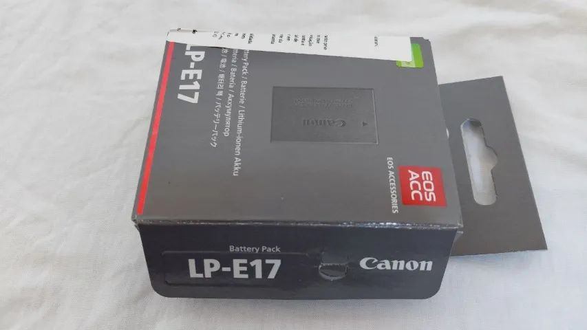 Bateria Canon LP-E17 para câmeras Canon T8i/T7i/T6s/T6i/SL3/SL2/77D/RP/R8/R10/R50/R100/M6 - Foto 2