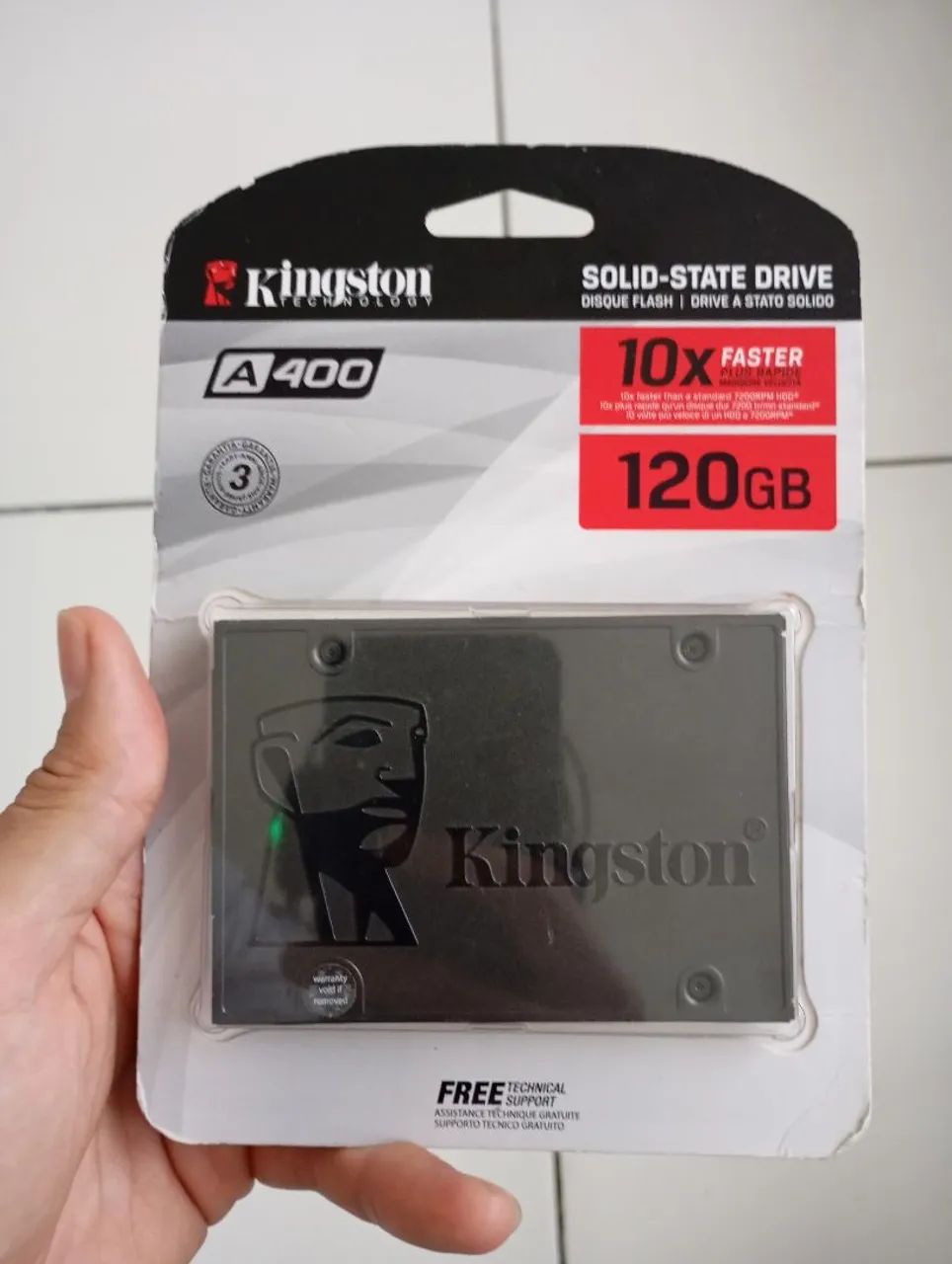 SSD Kingston A400 120GB - Novo e Rápido!