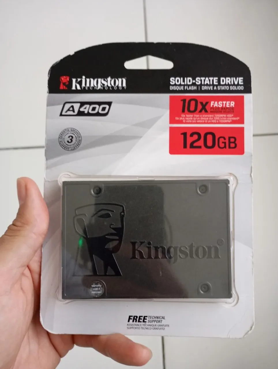 SSD Kingston A400 120GB - Novo e Rápido!