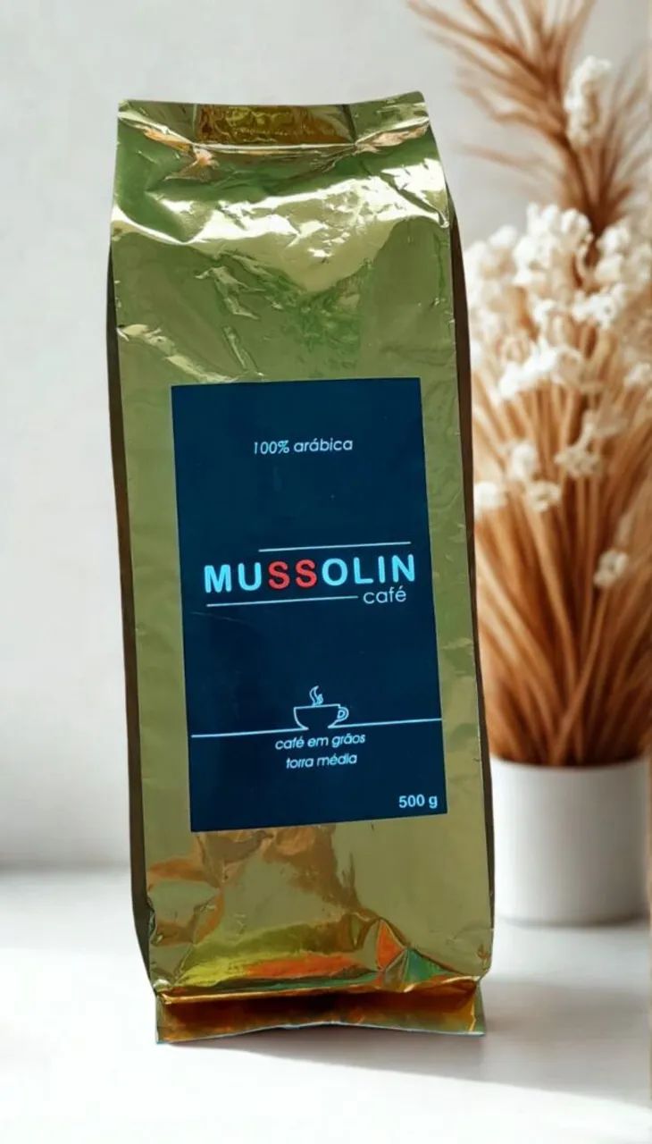 Café em grãos ou moído Mussolin 100% Arábica - 500g - Foto 2