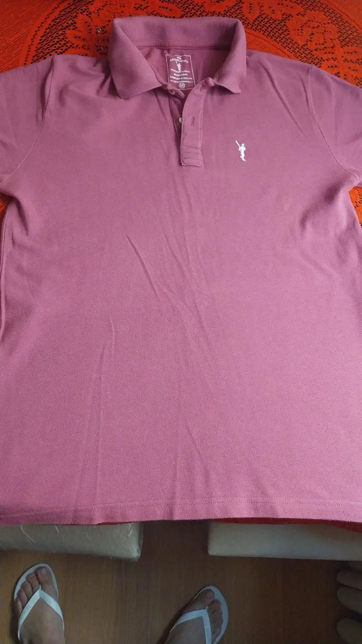Camisa Polo tamanho M - Foto 3