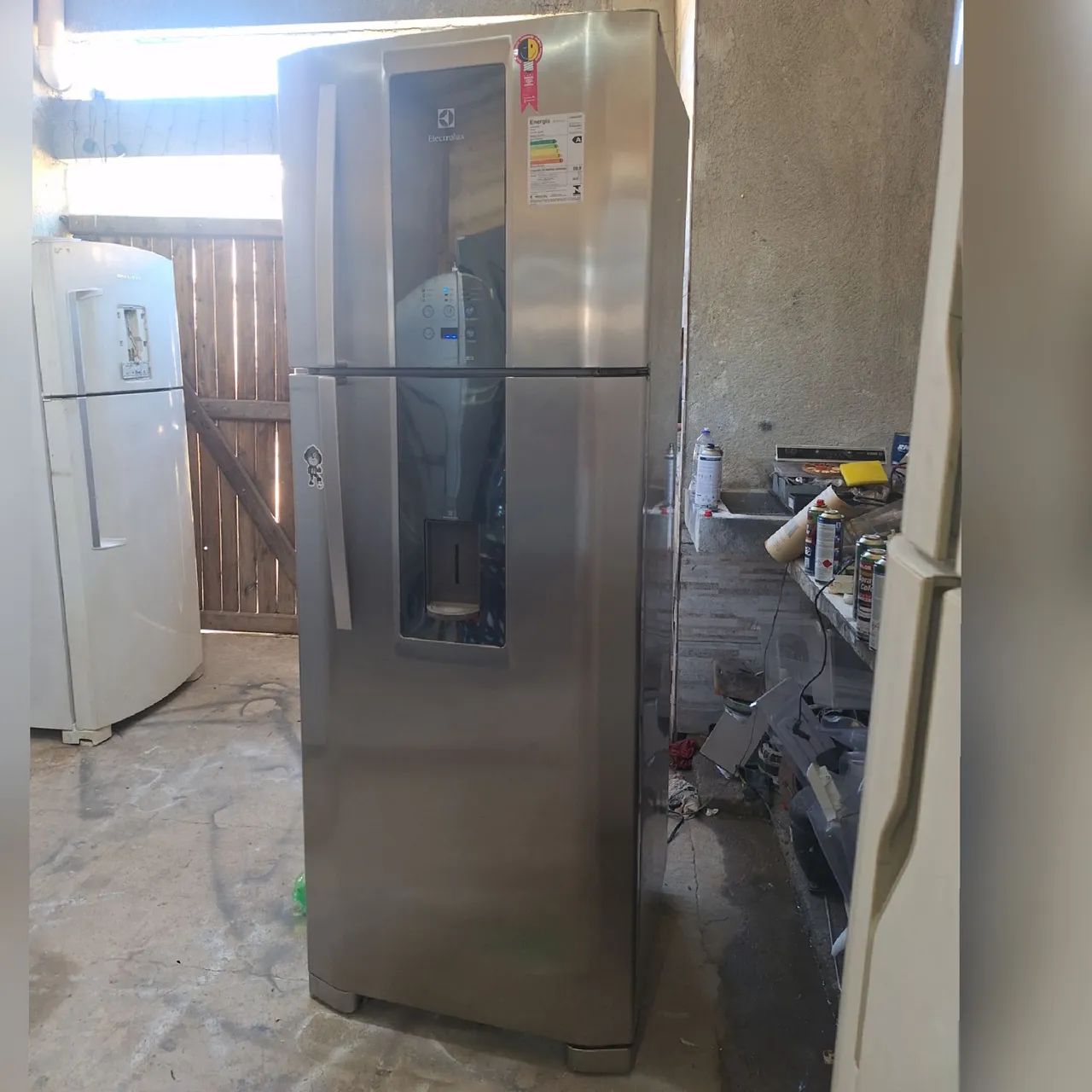 Geladeira Inox 441L c/ dispenser água-GARANTIA-entrega rápida - Foto 2