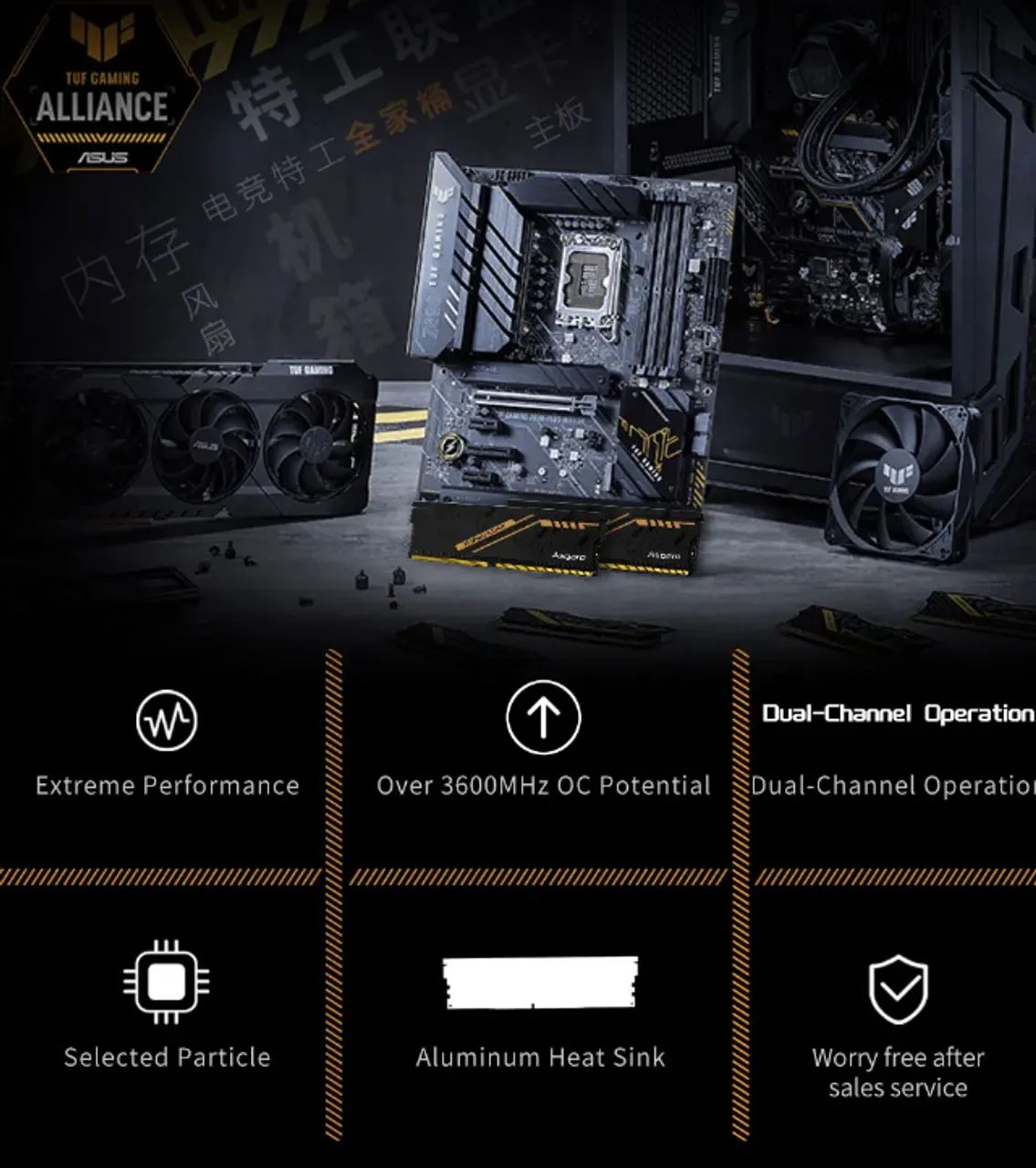 Kit 2x16gb DDR4 Asgard TUF 3200mhz - Foto 3