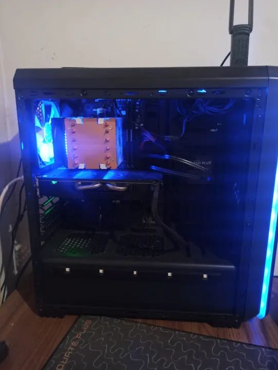 kit updgrade pc gamer ryzen 7 5700x3d+b550m+2x16gb memoria corsair cl16+cooler - Foto 2