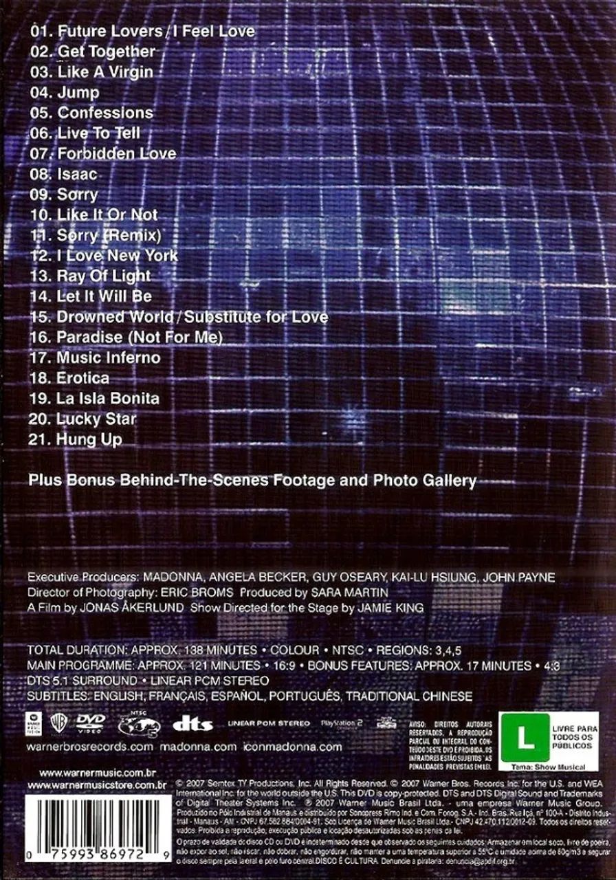 Dvd Madonna - The Confessions Tour - Foto 2