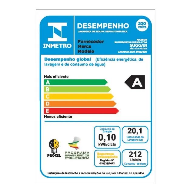 Lavadoura Roupas Tanquinho 20 KG. Produto Novo Direto de Fábrica P/Sua Casa. - Foto 6