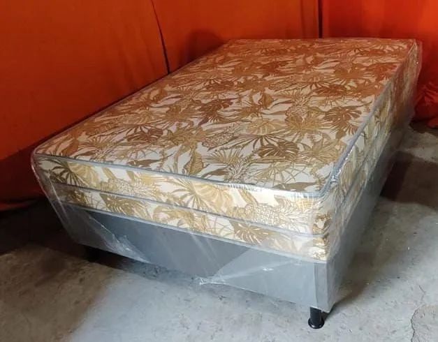 Cama Box Casal Floral Molas Ensacadas, Novas - Foto 3