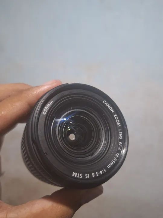 Lente Canon 18.55 - Pouco usada