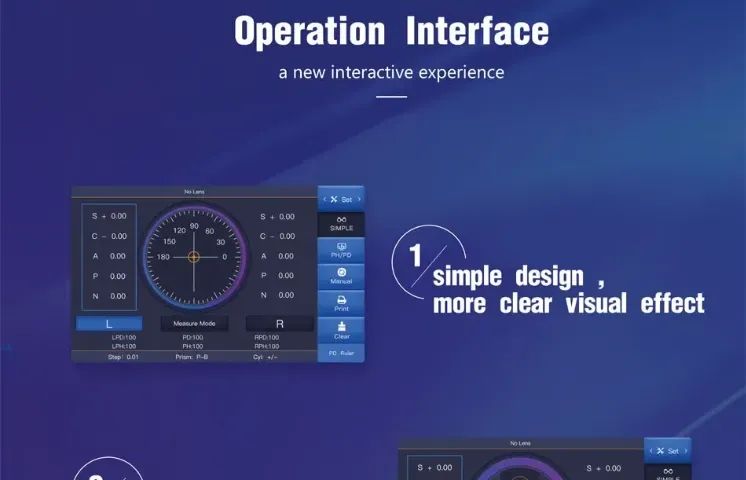 Lensômetro Digital Tela 7 Touch Com Impressão Termica - Foto 3