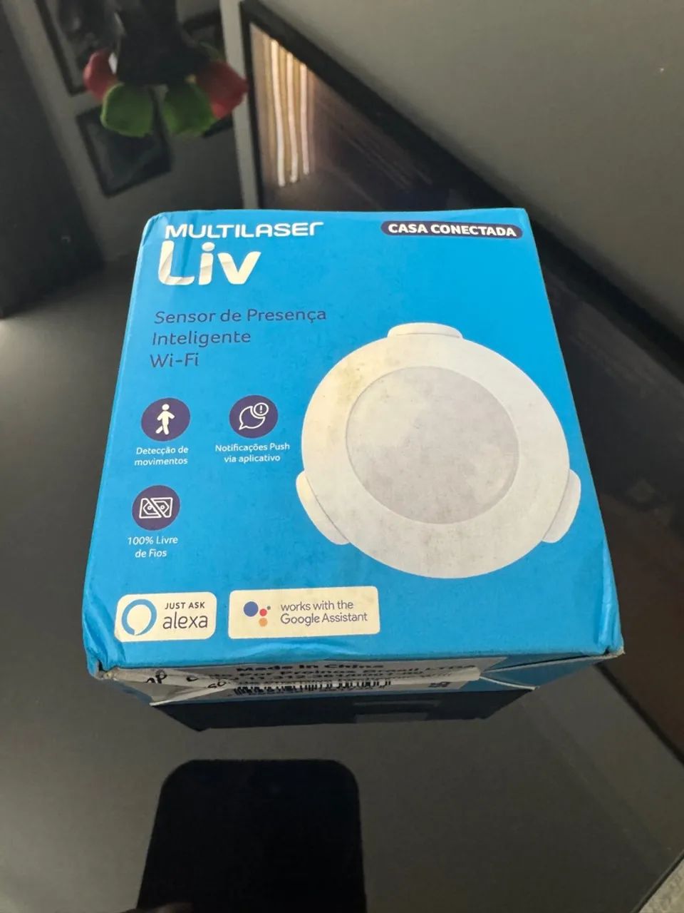 Sensor de Presença Inteligente Multilaser Liv Wi-Fi - Foto 4