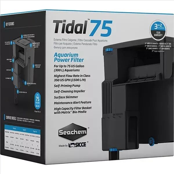 Filtro Externo Hang On Tidal 75 Seachem 1500l/h 