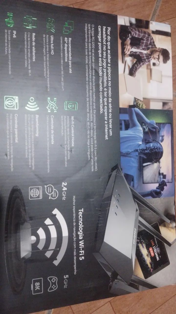 Roteador Intelbras Action RG120064263931090689121