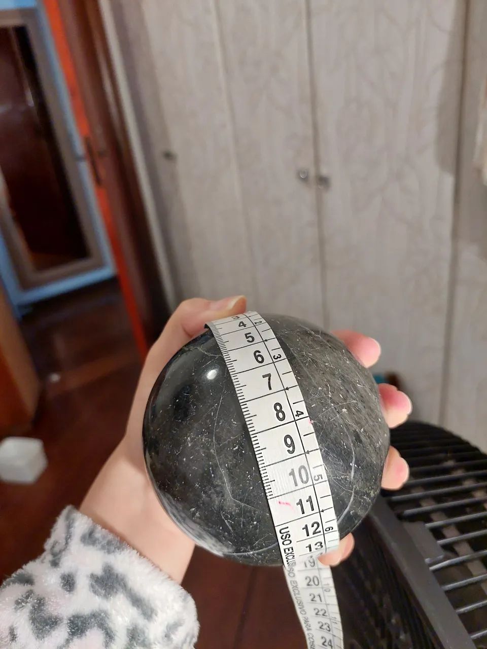 Bola de pedra maciça onix - Foto 2