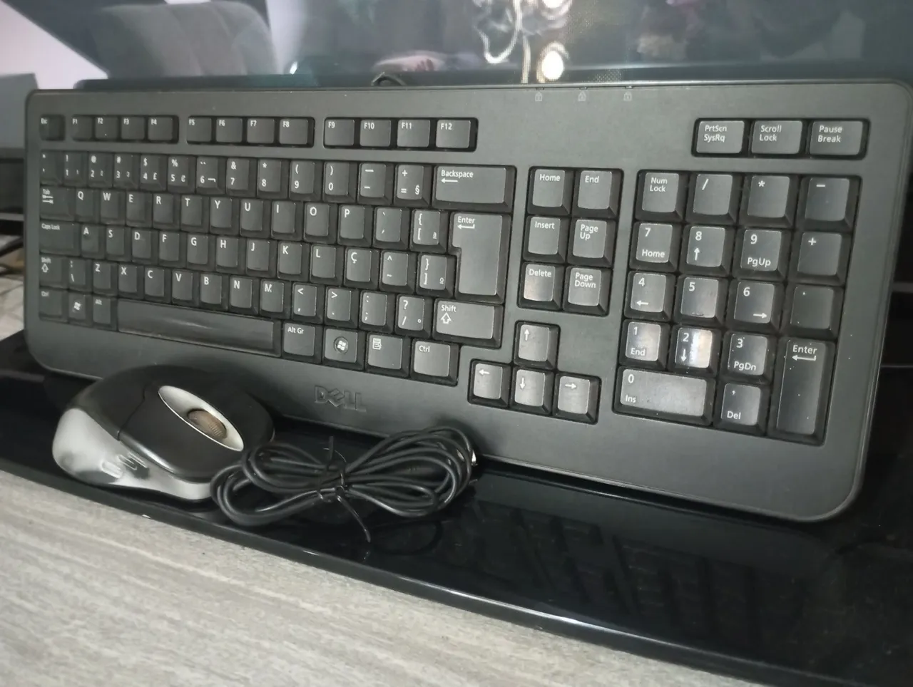 Kit Teclado e Mouse Dell Original- Ótimo estado