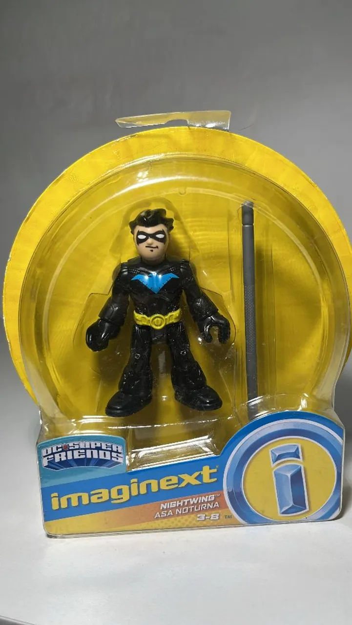 Boneco Nightwing DC Super Friends Imaginext Original