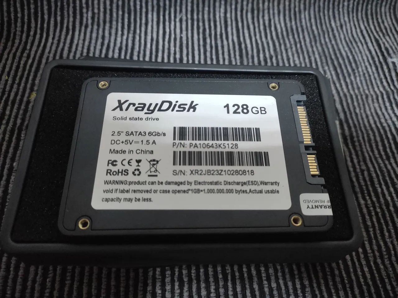 Vendo ssd 128GB ótimo estado xraydisk - Foto 2
